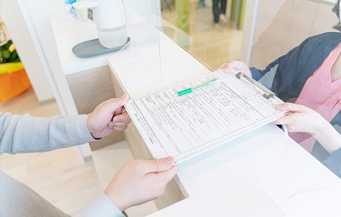 レントゲン説明の写真