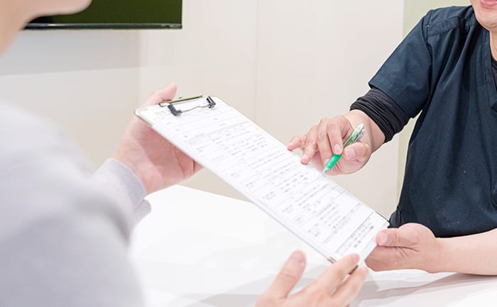 カウンセリングの写真