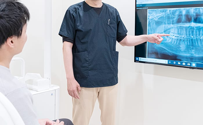 治療計画のご説明の写真