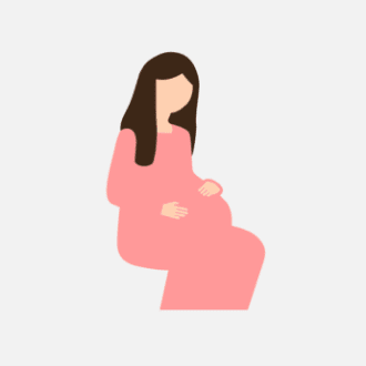 早産などのイラスト