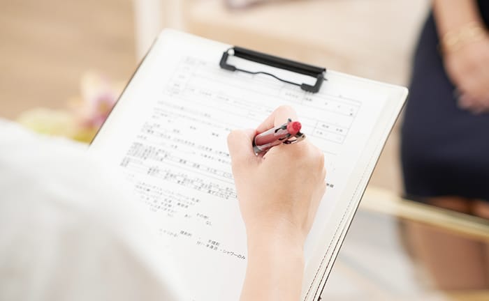 治療計画カウンセリングの写真