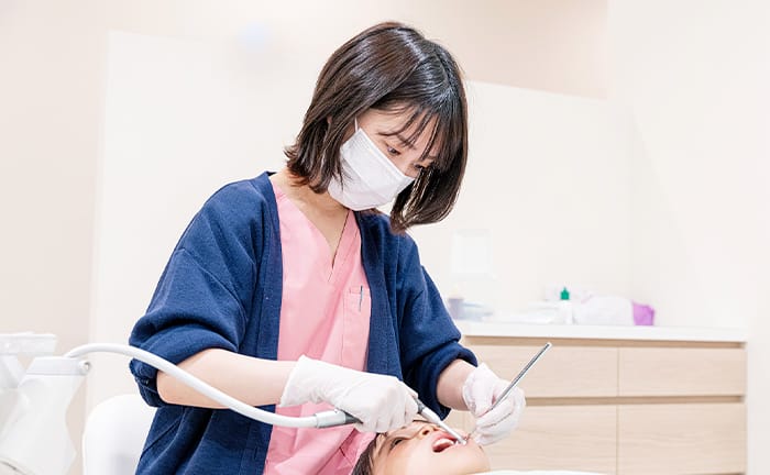 歯石除去の写真