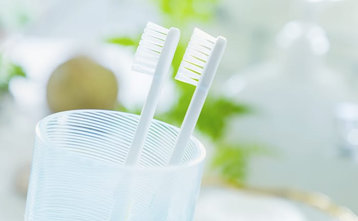 歯ブラシの写真