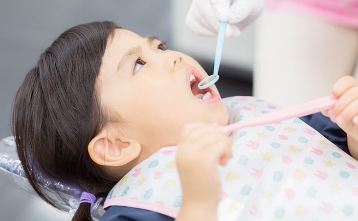 お子様の予防歯科の写真
